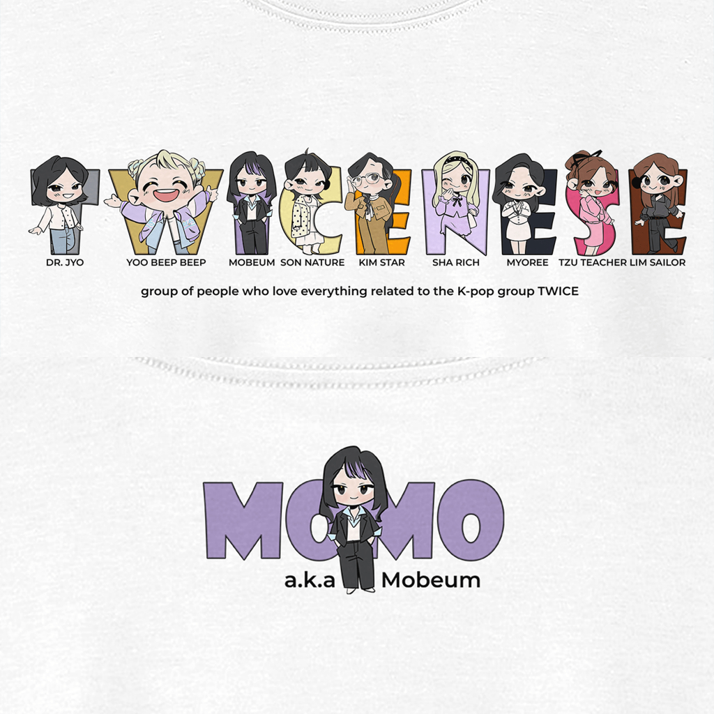 YuuRa งานอดิเรกเสื้อยืด Unisex - Twice - Twice - Momo