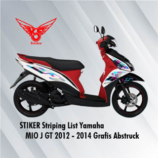 สติกเกอร์ใส ลายรถจักรยานยนต์ yamaha MIO J GT 2012-2014