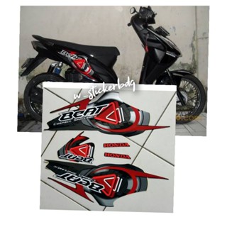 สติกเกอร์ติดขอบตัวรถยนต์ สีดํา สําหรับ Honda Beat 2009