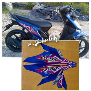 สติกเกอร์ สีฟ้า สําหรับ Honda Beat 2011