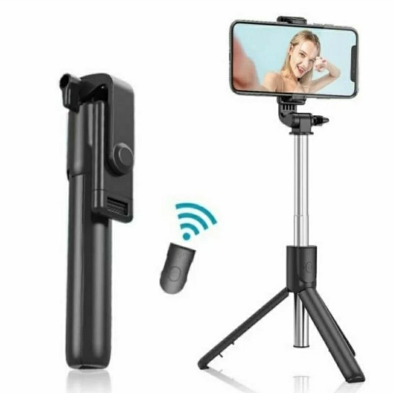 LED BLUETOOTH SELFIE TONGSIS + TOMSIS R1 R1S 1.7M