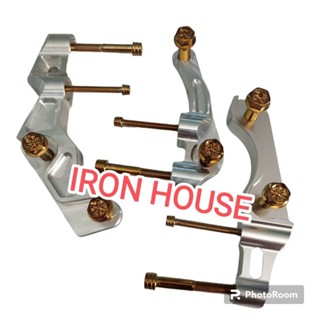 Yamaha Monoblock Caliper Bracket PLUS สลักเกลียว 4 ชิ้น สําหรับดิสก์มาตรฐานด้านหน้า, mx mio Culotte rx vixion nmax fino Etc