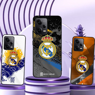 [MT29] เคสมันวาว Xiaomi Redmi Note 12 4G 5G| Redmi NOTE 12 PRO 4G | Poco X5 |เคสโทรศัพท์มือถือ ลายกลิตเตอร์ Real MADRID Motif Hp