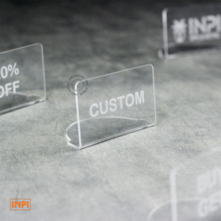 Inpi - ป้ายอะคริลิคใส ขนาดเล็ก แบบดัด