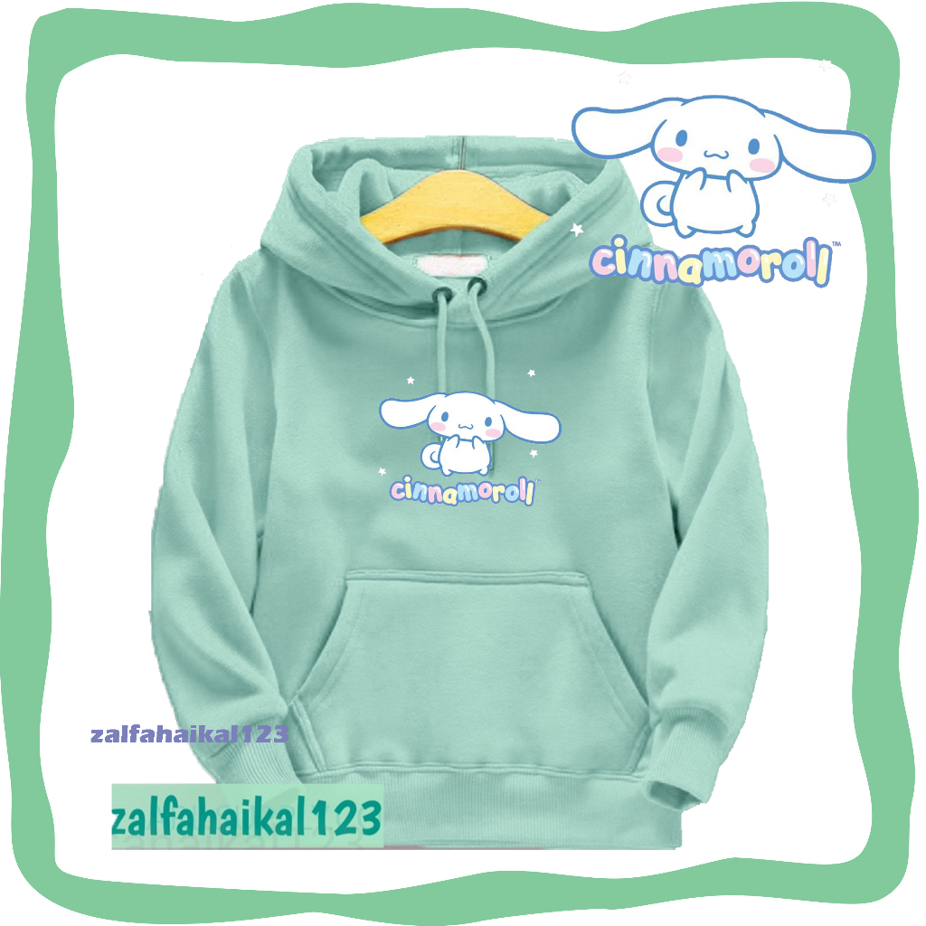 เสื้อแจ็คเก็ตสําหรับเด็กผู้หญิงอายุ 2-12 ปี/ใหม่ล่าสุด CINNAMOROLL เด็ก Hoodie/แจ็คเก็ตเสื้อกันหนาว Hoodie CINNAMOROL เด็ก