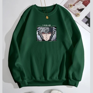 เสื้อกันหนาว คอกลม ลายการ์ตูนนารูโตะ Tobirama Senju คุณภาพสูง สําหรับเด็กอายุ 6 ถึง 15 ปี