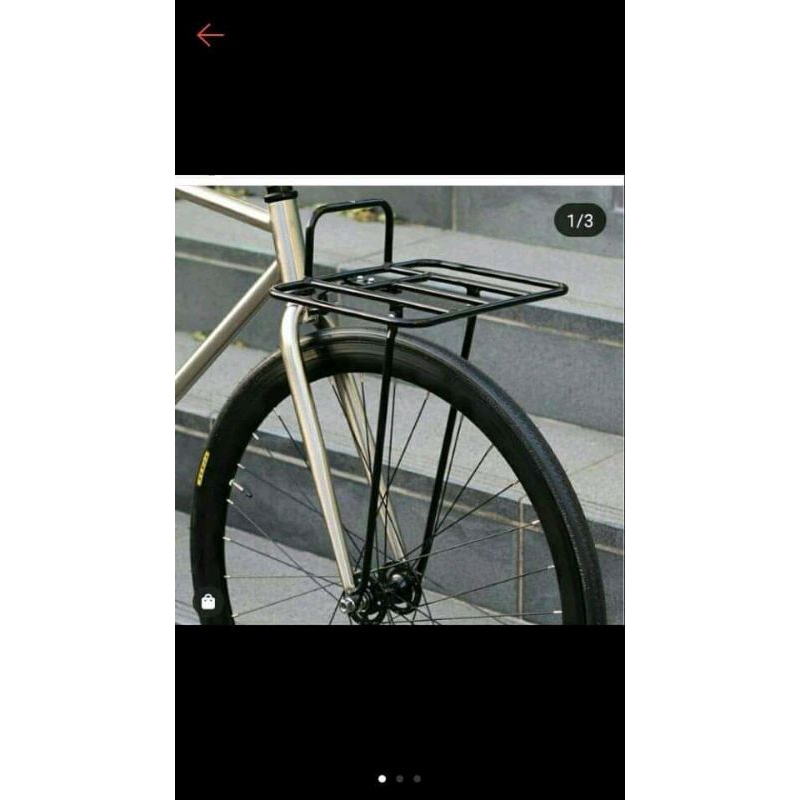 FRONT PANIER RACK. เฟเดอร์อัล เก่า. MRB LAN FIXSI....รายการที่ติดตั้งน๊อต" เพียง INSTALL