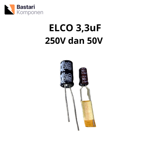 Elko 3.3uF 50V และ 250V ELCO