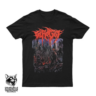 เสื้อยืด พิมพ์ลายอาเจียน GerogotCruelty Vomit of Hatred