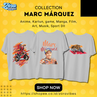 เสื้อเชิ้ต ผ้าฝ้าย พิมพ์ลาย Marc Marquez 93 COMBED