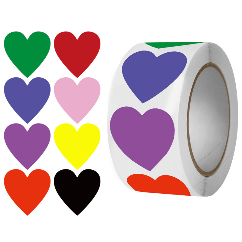 LOVE STICKER ROLL STICKER LOVE LABEL STICKER GIFT BOX PACKAGING GIFT HAMPERS 500PC