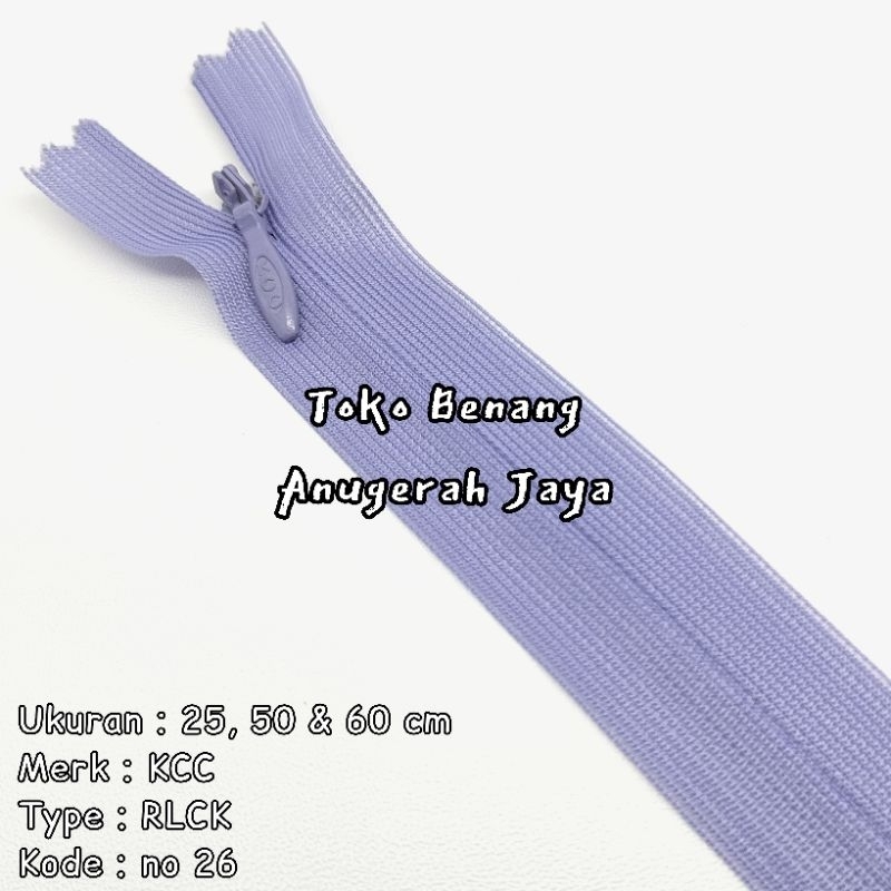 ซิป KCC ของญี่ปุ่น เบอร์ 26