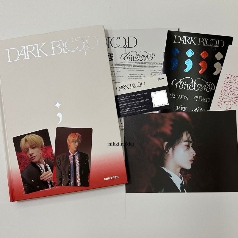 อัลบั้ม ENHYPEN DARK BLOOD UNSEALED JAKE SET เวอร์ชั่นใหม่