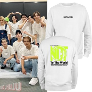 เสื้อกันหนาว ลาย NCT Nation To The World In Japan Osaka 2023 Live Stadium Sablon NEON Blkng