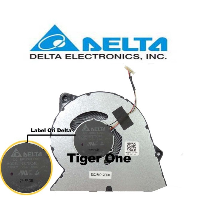 FD30 เหมาะสําหรับ Dell Vostro 3510 3420 3250 EG50040S1-CQ71-S9A 0RFF พัดลมโปรเซสเซอร์