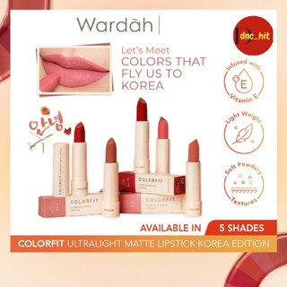 Wardah Colorfit Ultralight Matte Lipstick Korean Edition