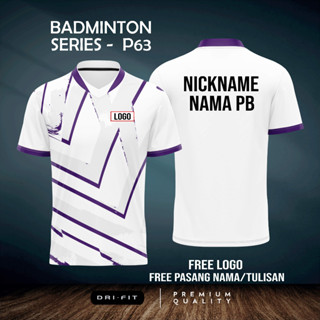 เสื้อกีฬาแขนสั้น ลายทีมชาติวอลเลย์บอล BADMINTON 2023 - P63