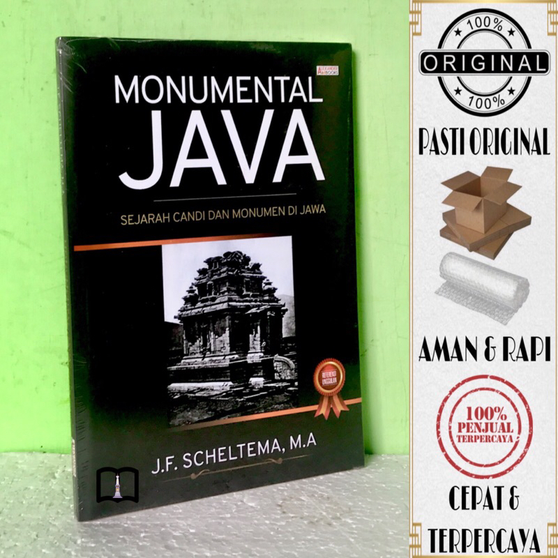 หนังสืออนุสาวรีย์ Java The History Of Temples And Monuments In Java Scheltem