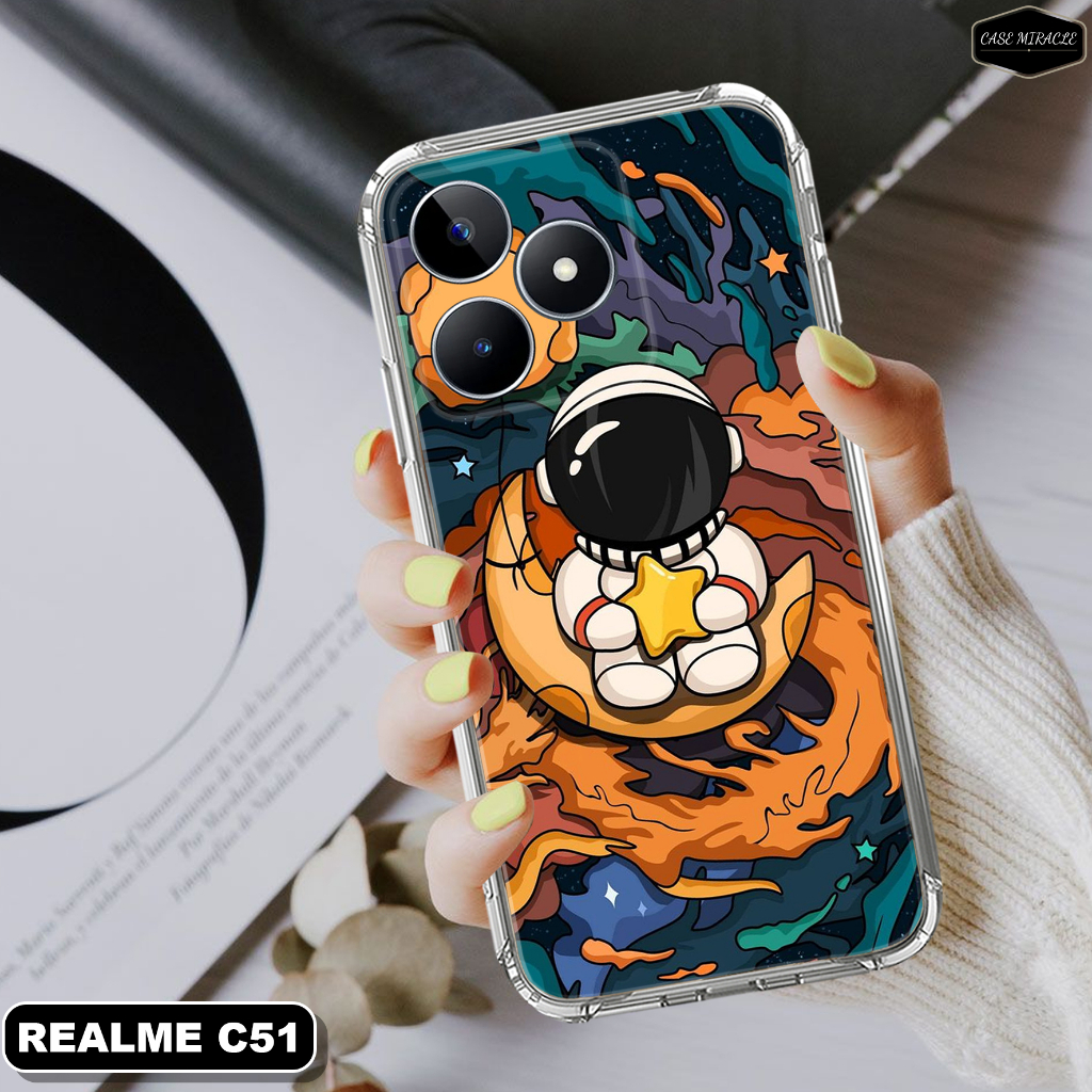 เคส HP REALME C51 - เคส REALME C51 ใหม่ล่าสุด 2023 MIRACLE CASE [MOTIF 08] Silicone - เคสโทรศัพท์ RE