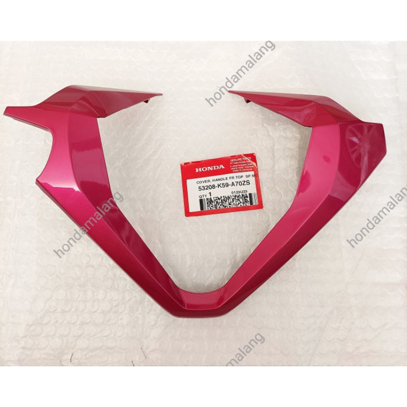 ฝาครอบมือจับด้านหน้าด้านบน Speedo Spido ใหม่ Vario125 K60R ใหม่ Vario150 K59J Magenta Ori Honda 5320