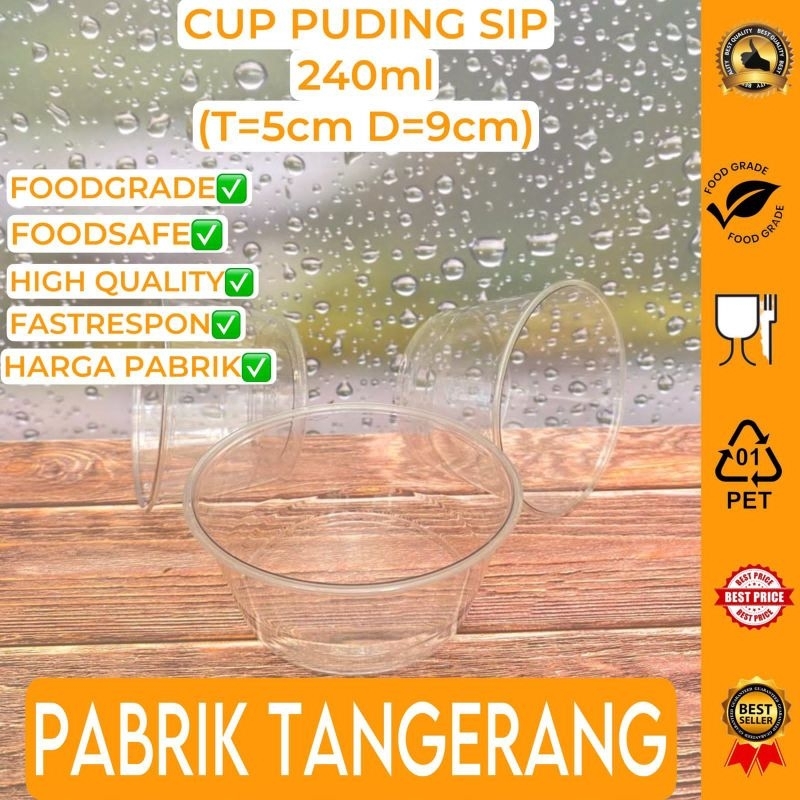 ซื้อ MULTIPLES 50 ชิ้น 240ML UK PUDDING CUPS / 240ML PUDDING POYO CUPS / PUDDING CUPS / PUDDING CUPS