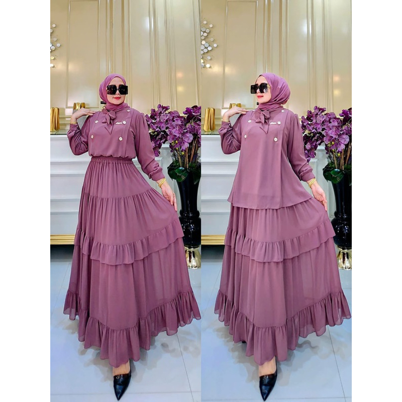 Jolly set Skirt casual Material Tiedye babydoll โดย Megastorera original