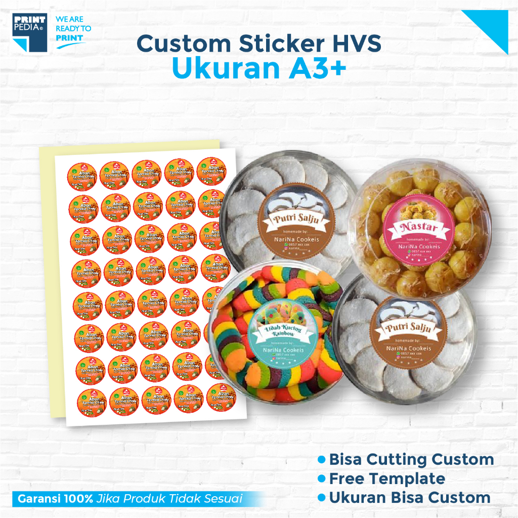 HVS Sticker Printing / A3+ HVS STICKER PRINTING (PRINT + CUT) | ด่วน ด่วน | คุณภาพคุณภาพ