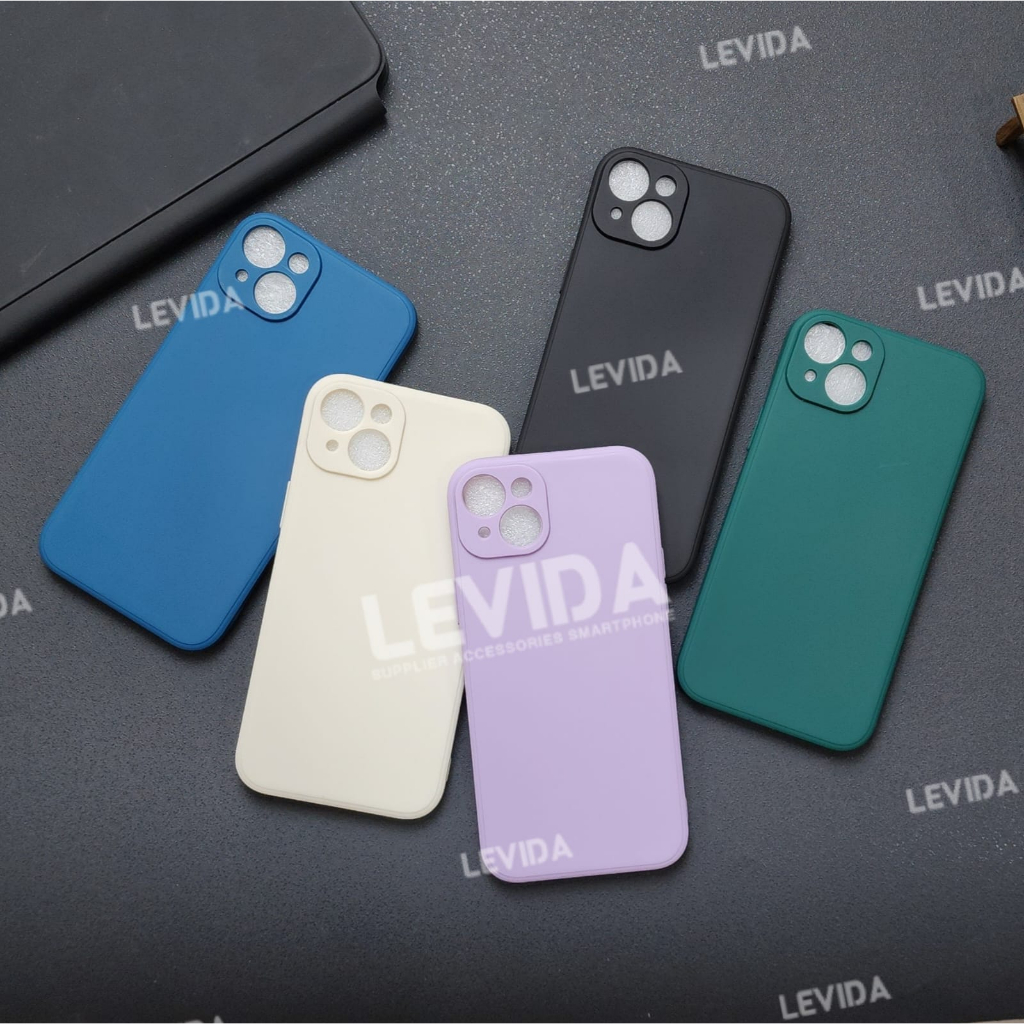 Iphone 15 Iphone 15 Plus Softcase Macaron Square / Case Square Edge Case Iphone 15 Iphone 15 Plus MS