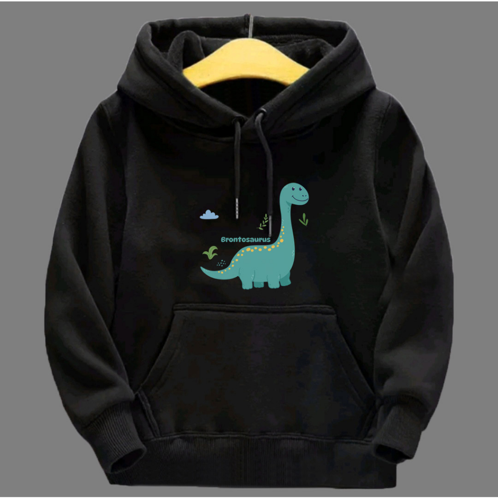 Dino Brontosaurus แฟชั่นเด็กชายหญิง Hoodies