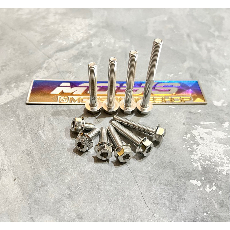 10 PROBOLT BOLTS 2 HEXAGON KEYS M6x10–M6X50MM ต้นฉบับ HENG THAILAND ราคาหน่วย