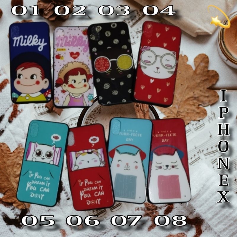 (02) FANCY STYLE SOFT CASE สําหรับ IPHONE X / IPHONE XS