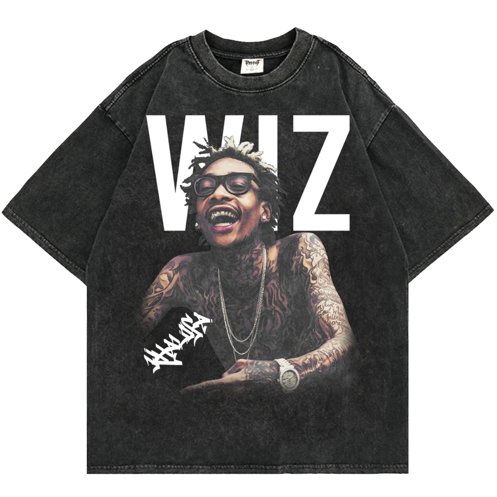 SINOIG OVERSIZE ล้าง TSHIRT - WIZ KHALIFA