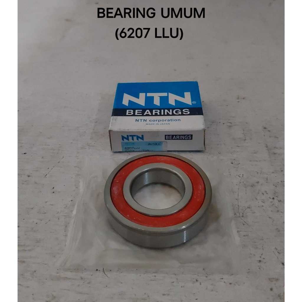 GENERAL BALL BEARING 6207 LLU NTN JAPAN LAHER 35x72x17mm