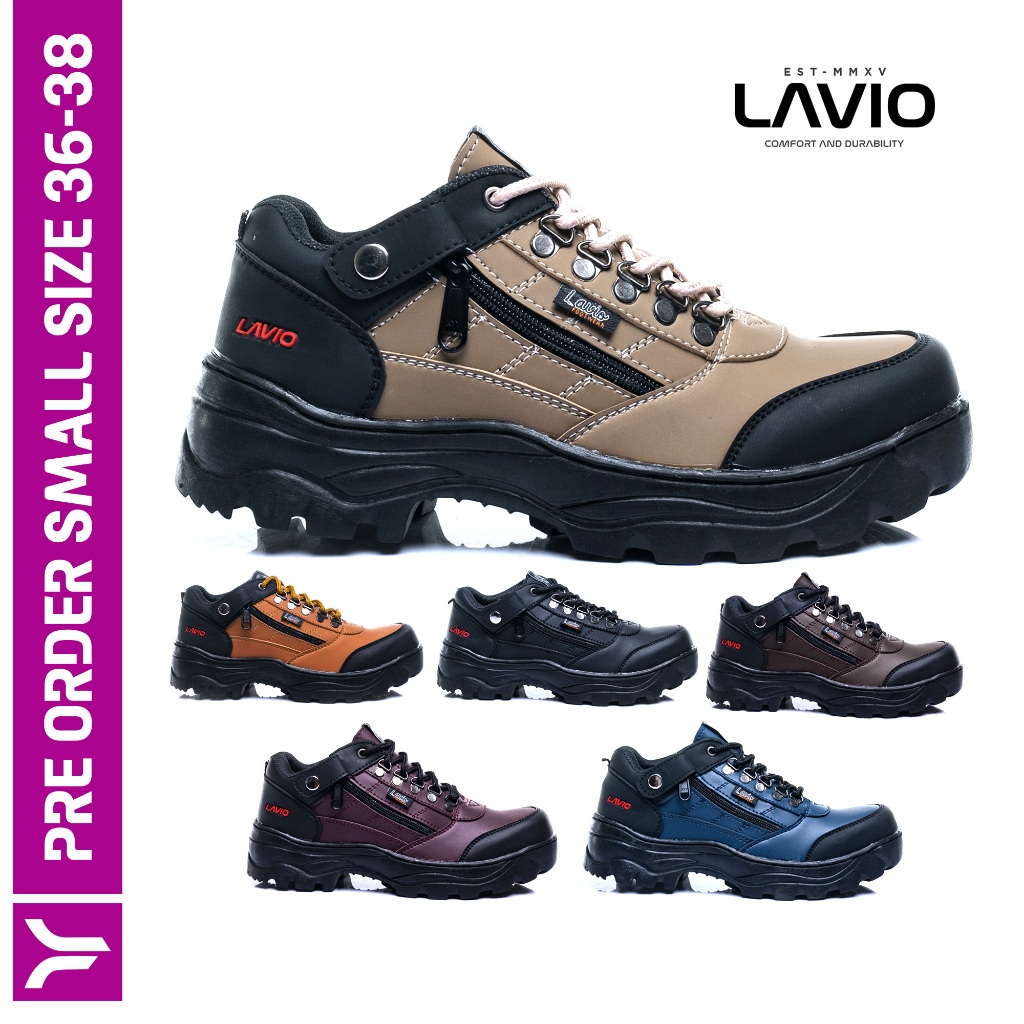 Lavio รองเท้านิรภัยผู้หญิง e95 ซิปเดิมซิปใช้งานได้จริง