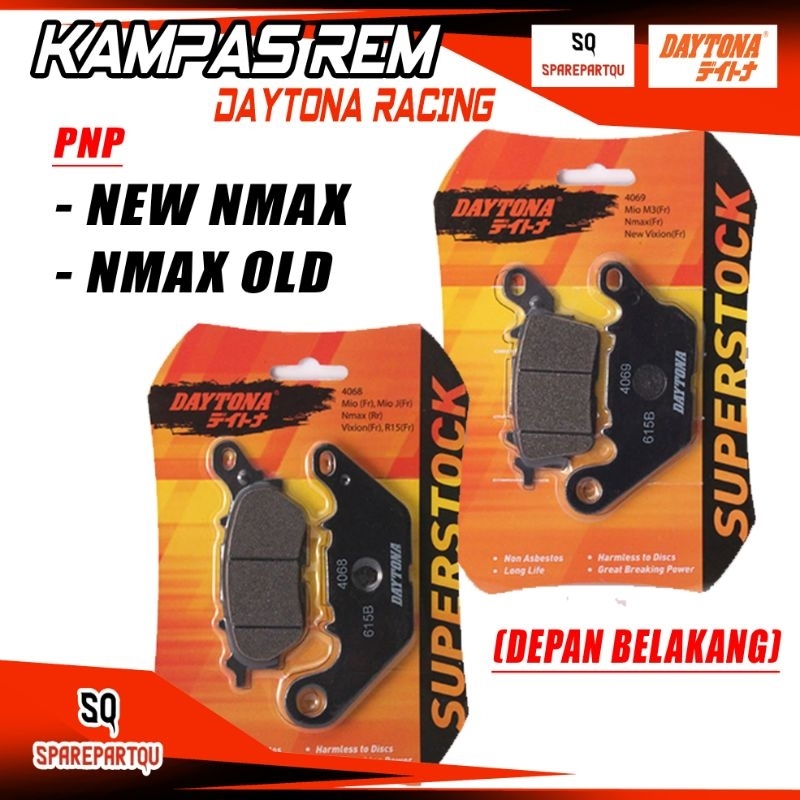 ผ้าเบรค Dispad Nmax 155 Nmax เก่า Nmax New Neo Daytona Superstock ด้านหน้าด้านหลัง