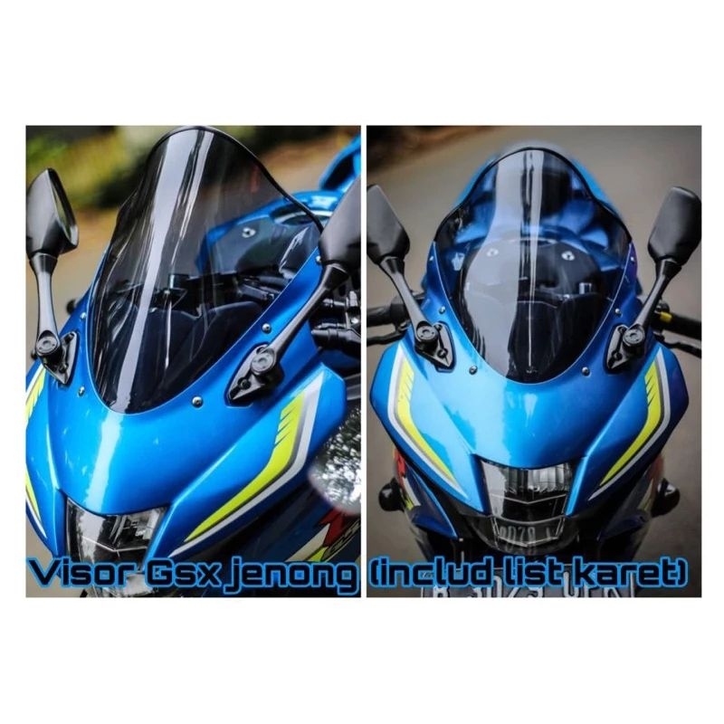 Visor gsx R 150 กระจกกันลม gsx R 150 (รวมรายการยาง)