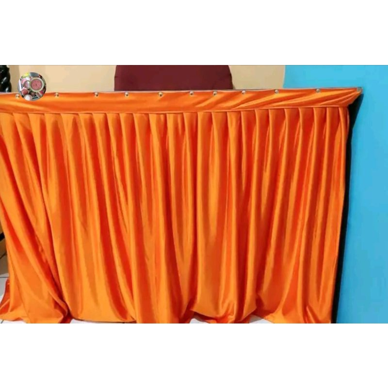 TABLE DECORATION/TABLE SKIRT/TABLE SKIRT/TABLE EDGE 75CM HEIGHT X 200CM LENGTH