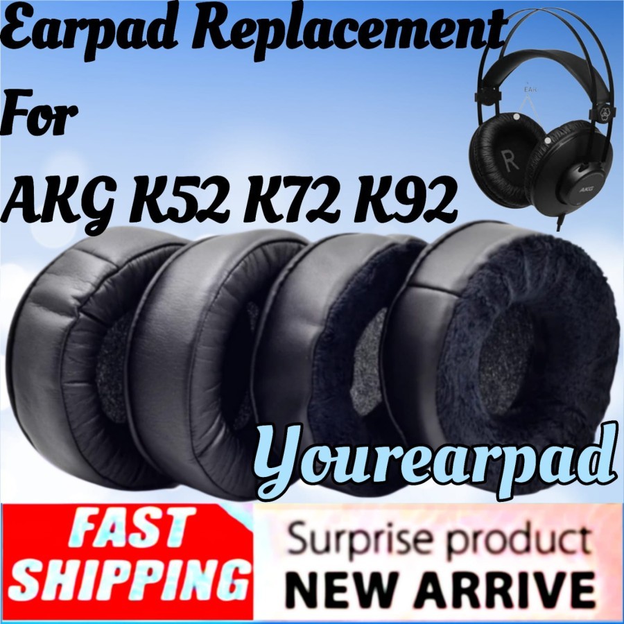 Earcup Foam Earpad Cushion AKG K52 K72 K92 - โฟม AKG K 52 72 92