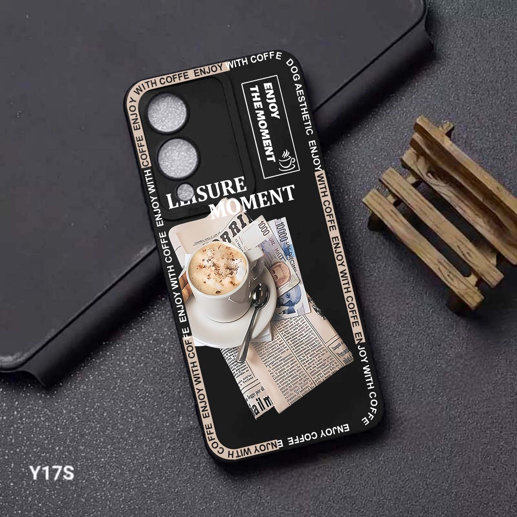 DY-373 PRO CAMERA Case สําหรับ VIVO Y17S COFFEE MOTIF ทุกประเภท