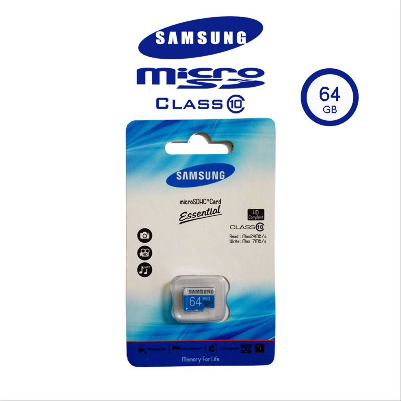 การ์ดหน่วยความจํา Samsung 64Gb/ การ์ดหน่วยความจํา Samsung 64Gb Mmc/Micro SD