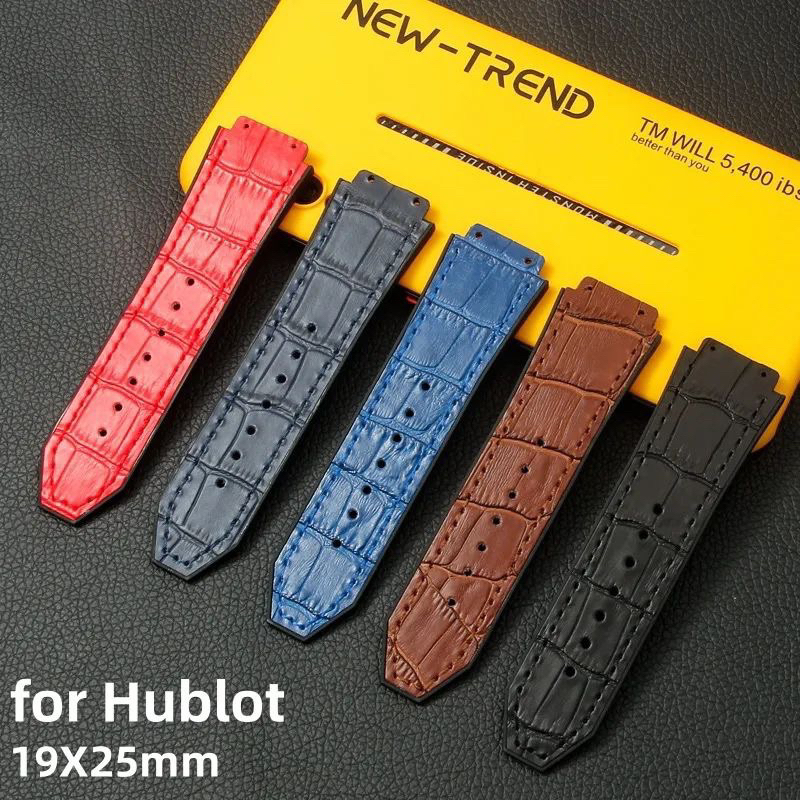 สายนาฬิกาหนัง Hublot geneve ขนาด BUCKLE 22mm 24mm