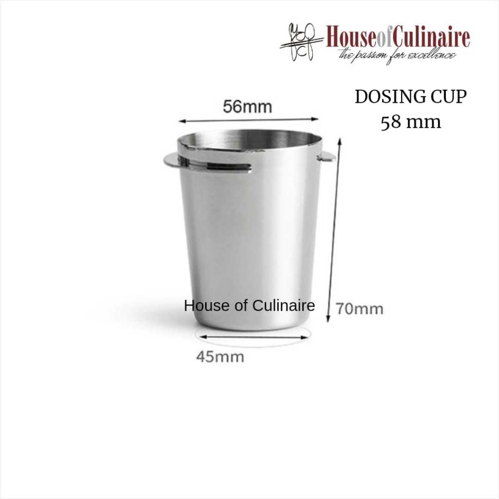 Dosing Cup 58mm Stainless Steel Dosing Ring Portafilter 58 mm