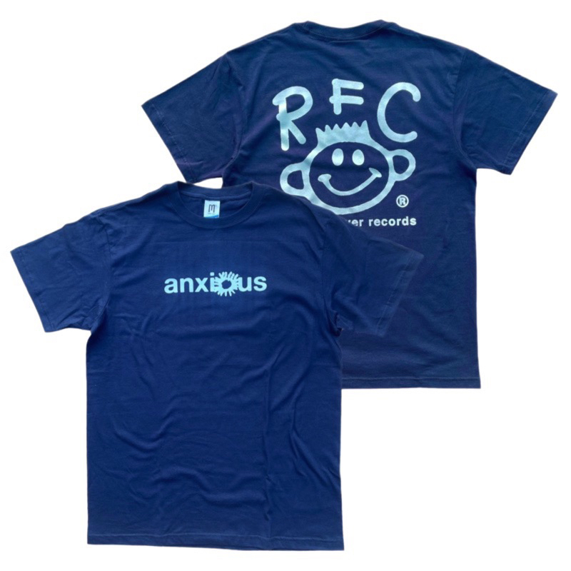 เสื้อยืดวง ANXIOUS - Sun Logo (สีกรมท่า)