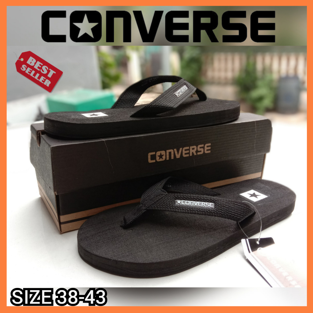 CONVERSE MENS FLIP-FLIP SANDALS / รองเท้าแตะลําลองผู้ชาย DISTRO / TRENDY LIGHT FLAT SANDALS