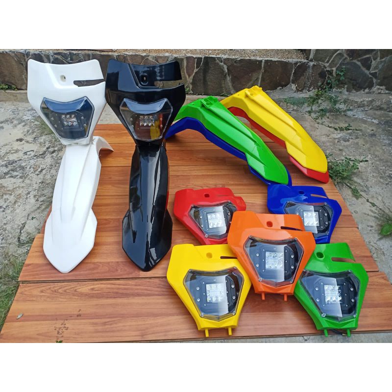 KTM 250 2017 2022 FRONT FENDER KTM250 NUMBER COVER KTM 250 DAYMAKER LAMP KTM 250 2017 2022 บังโคลนหน