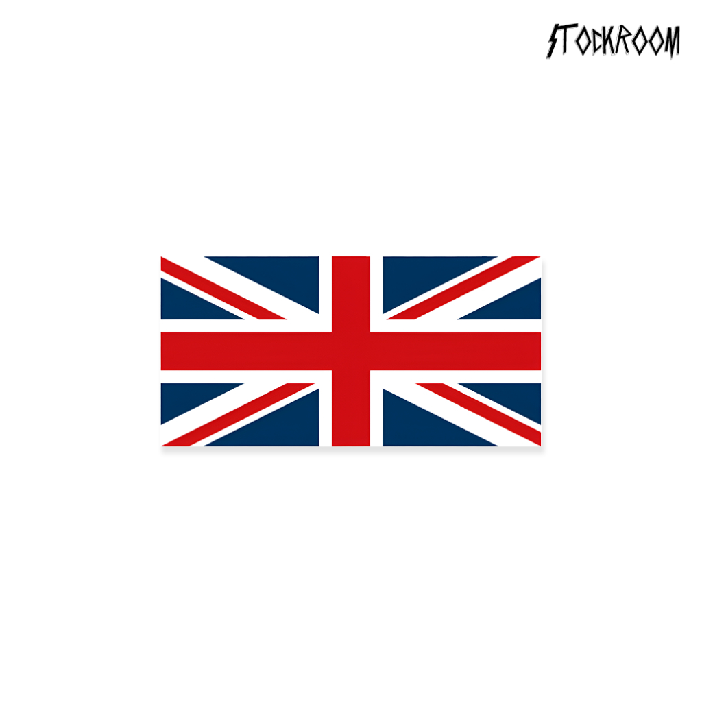 สติ๊กเกอร์ "JACKOUNT" / UNITED KINGDOM / สติ๊กเกอร์หมวกกันน็อค / สติ๊กเกอร์ FLAG / สติ๊กเกอร์