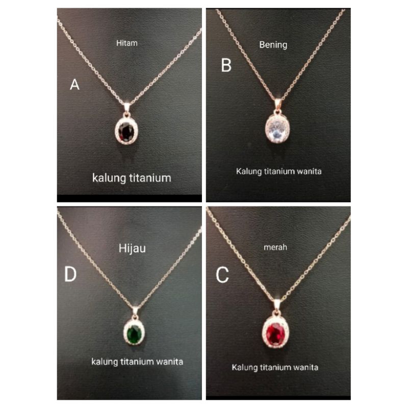 RJ538 สร้อยคอไทเทเนียมผู้หญิง UK 45 cm + koye