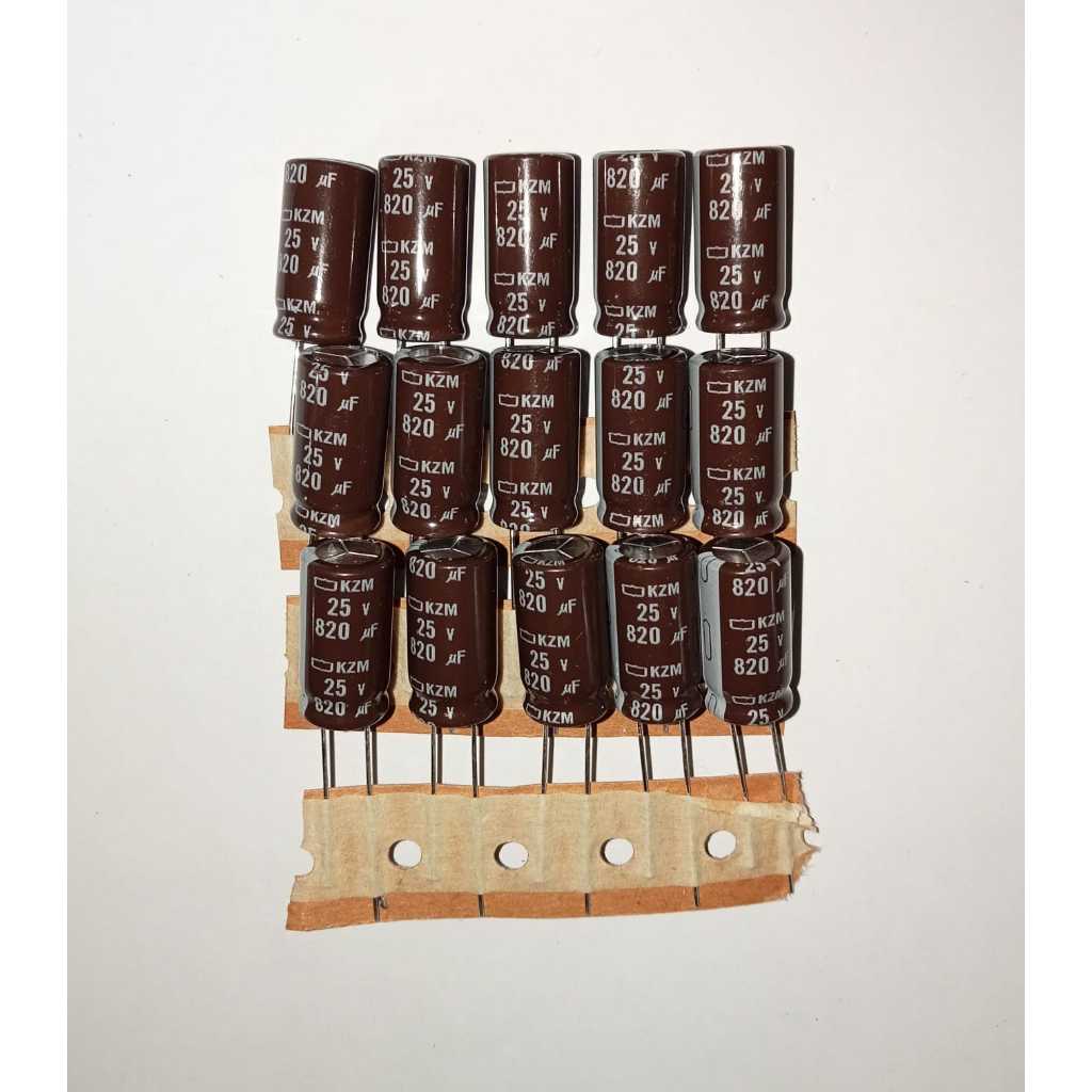 20 ชิ้น Elko 25v 820uf Elco 25v 820uf Renteng Original