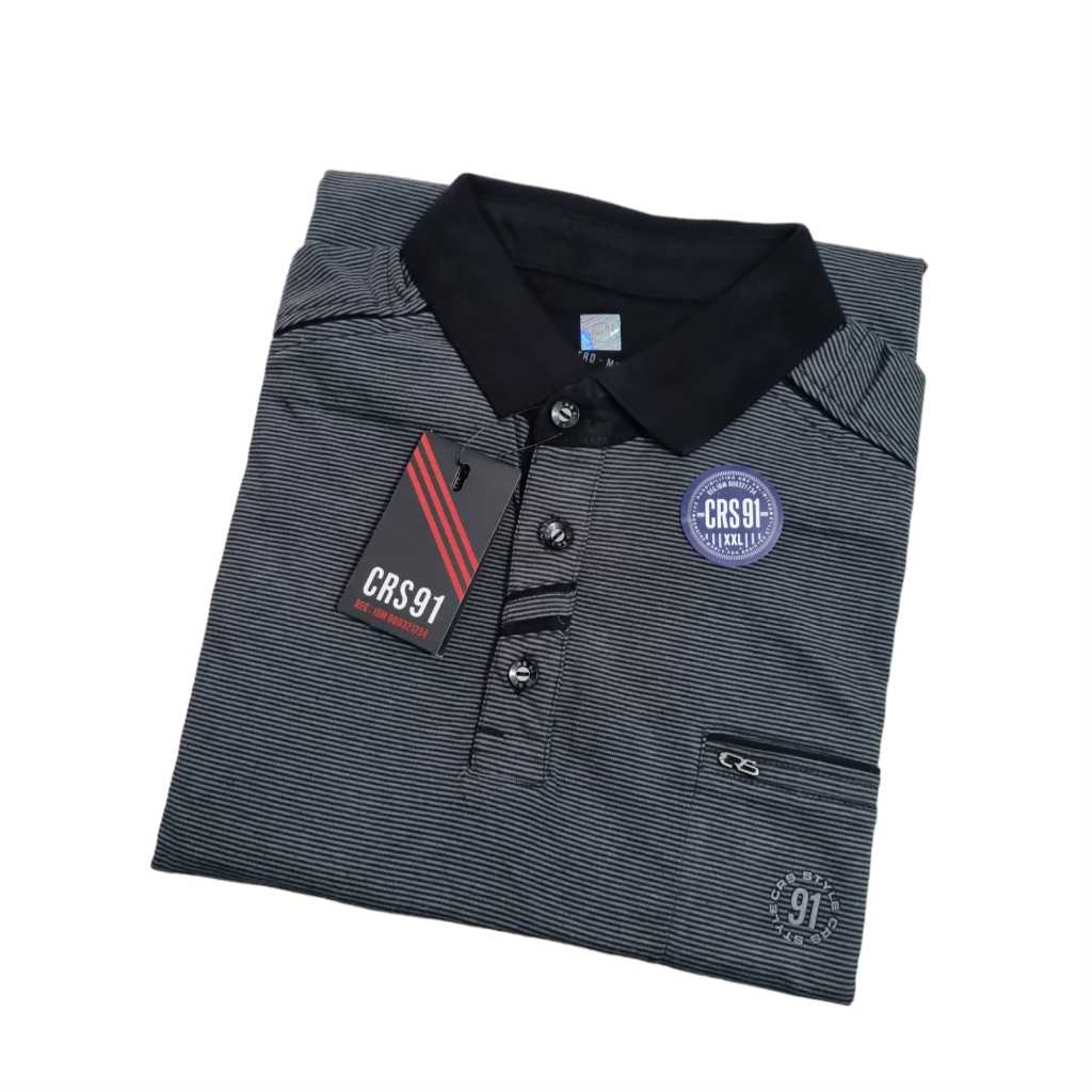 เสื้อยืดลาย CRS 91 | เสื้อยืดผู้ชาย Distro | CRS 91 เดิม | คอปก | ผู้ชายและล่าสุด