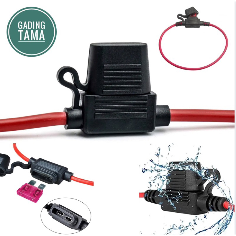 FUSE HOLDER กันน้ํามาตรฐาน/มินิ FUSE HOLDER